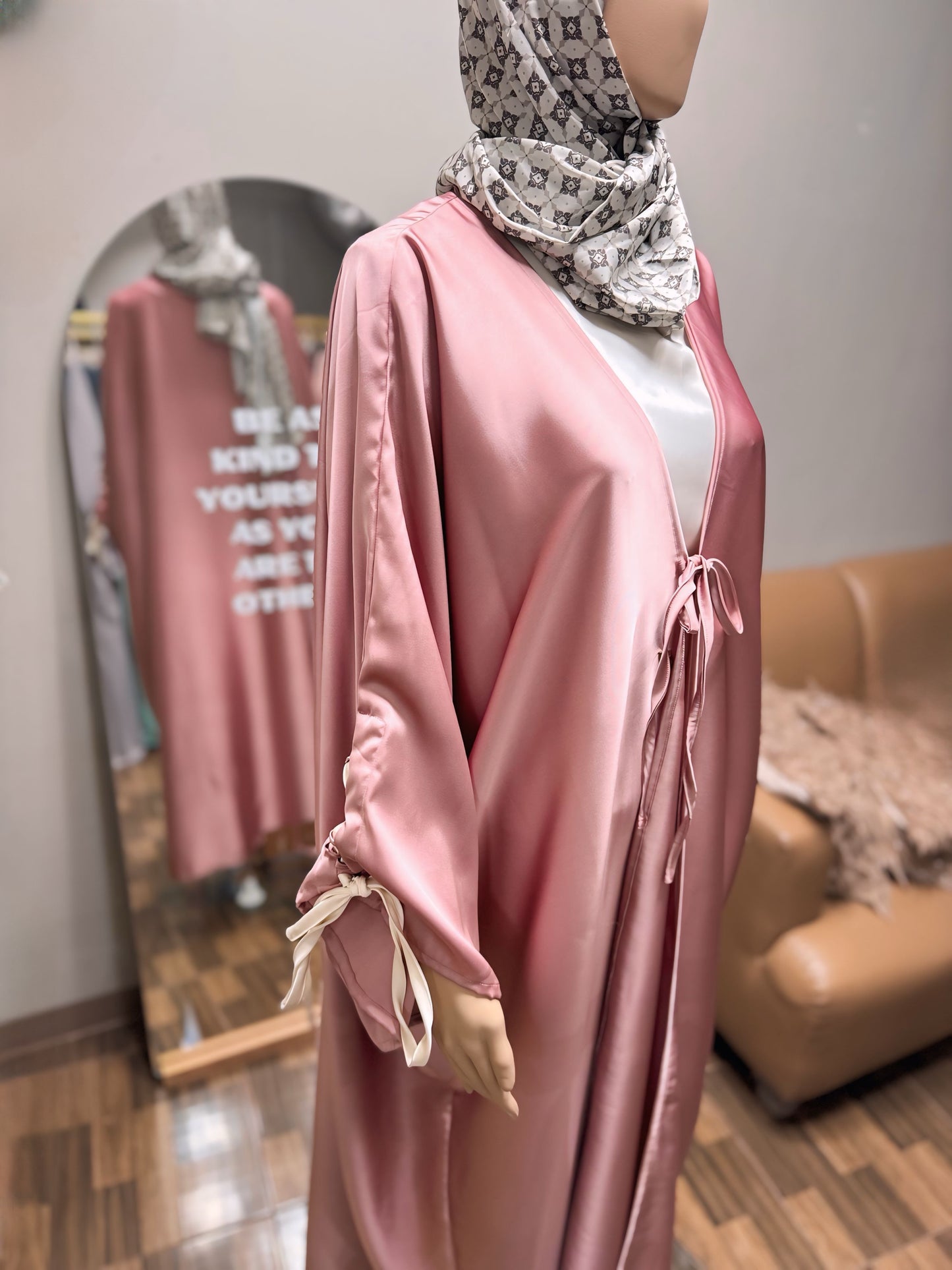 Aniqa 2-piece Abaya in Blush