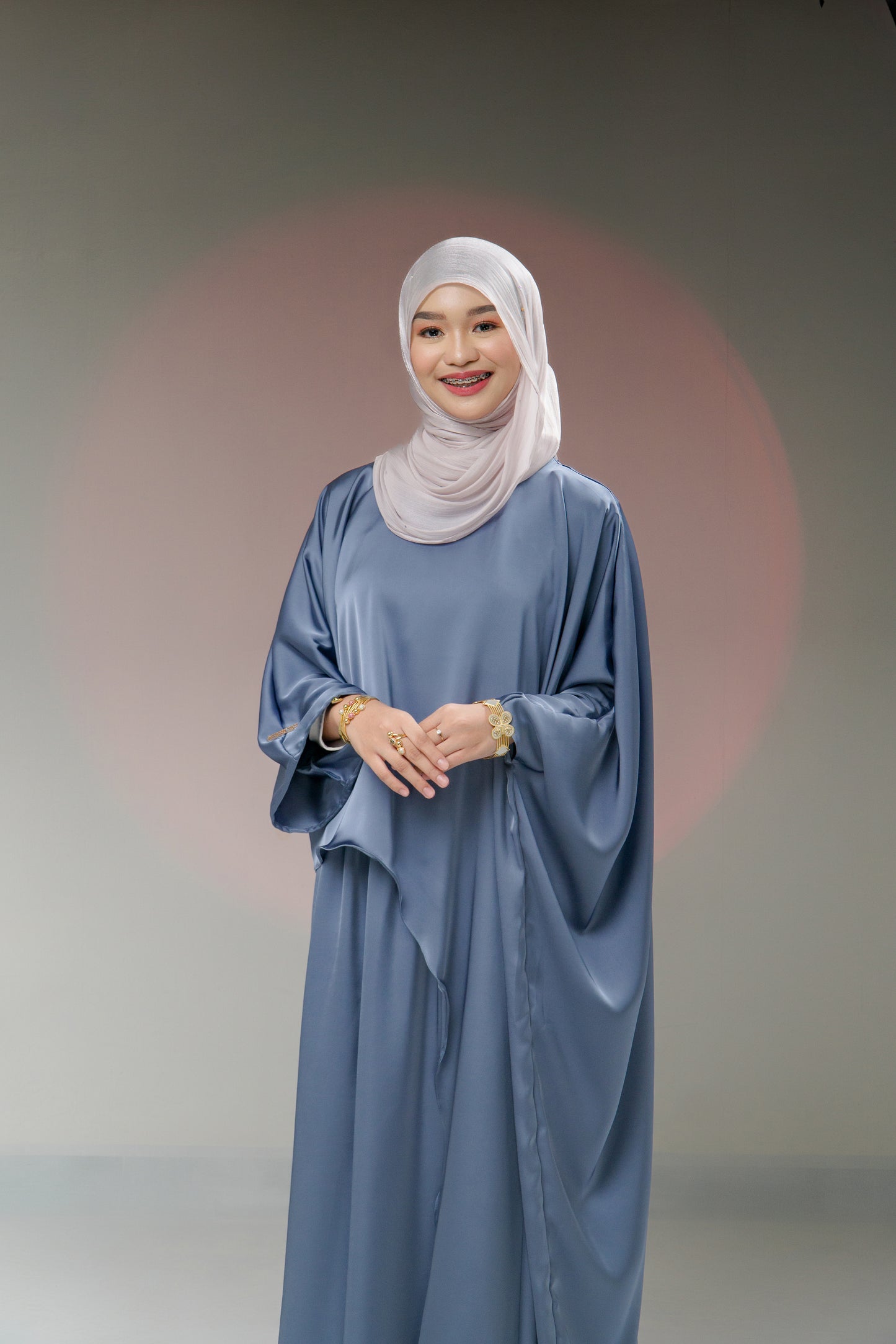 Mahreen 2-piece Set in Slate Blue