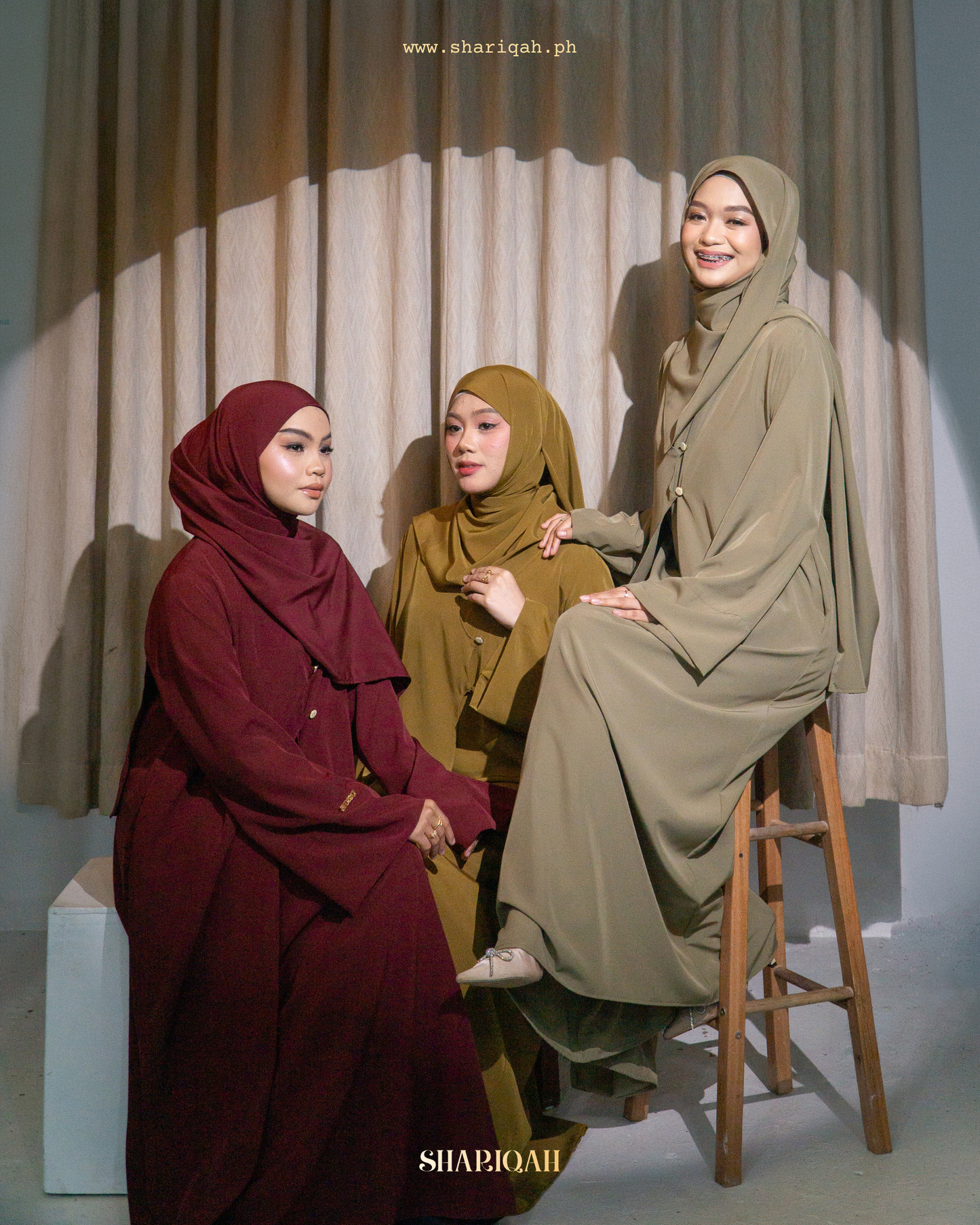 Hadi Abaya with shawl