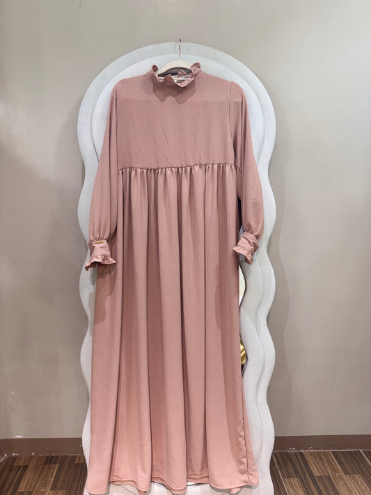 Nisha Dress in Rosy Brown