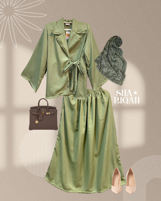 Saphira Coordinates in Moss Green