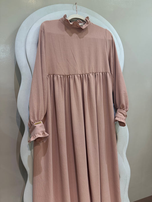 Nisha Dress in Rosy Brown