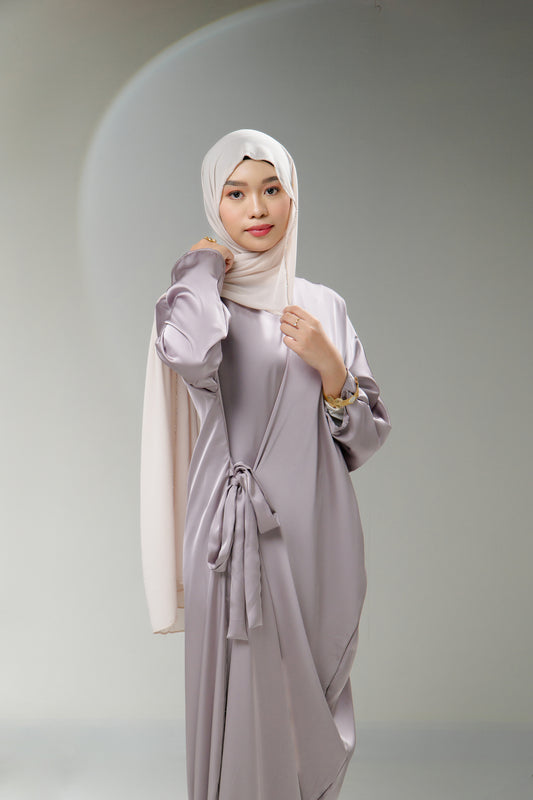 Mardhiya Dress in Heather Gray