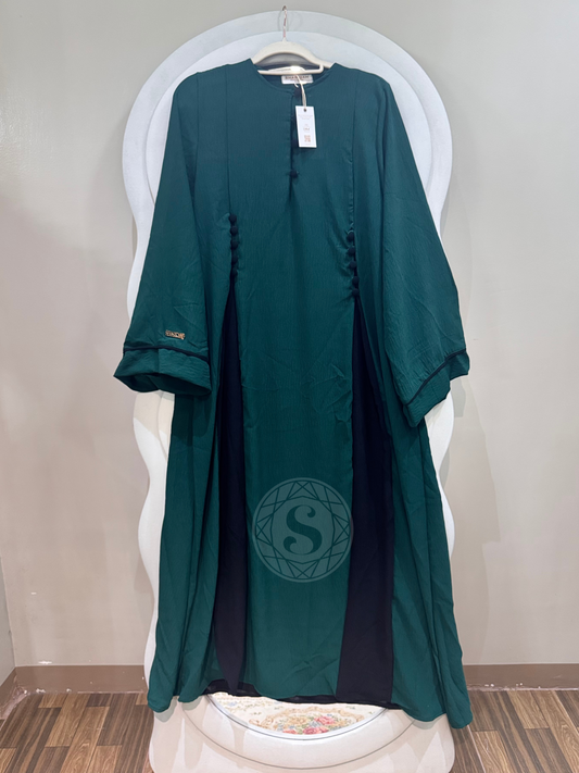 Wafia Abaya in Emerald Green