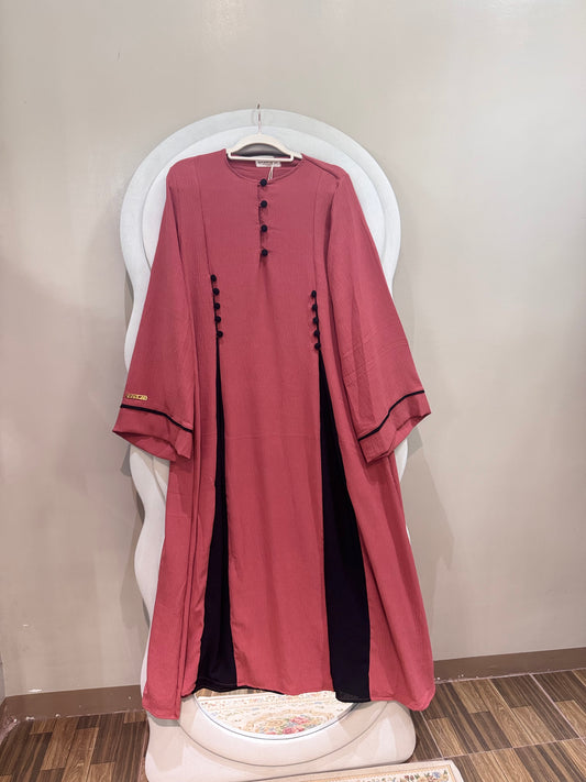 Wafia Abaya in Rosegold