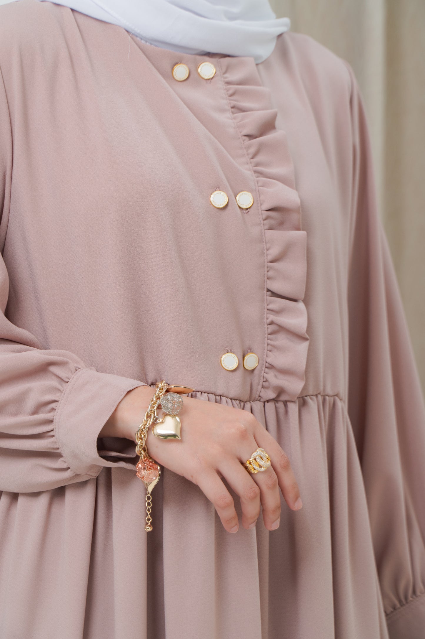 Laila Dress in Taupe