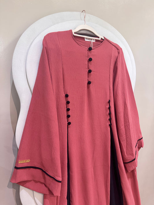 Wafia Abaya in Rosegold