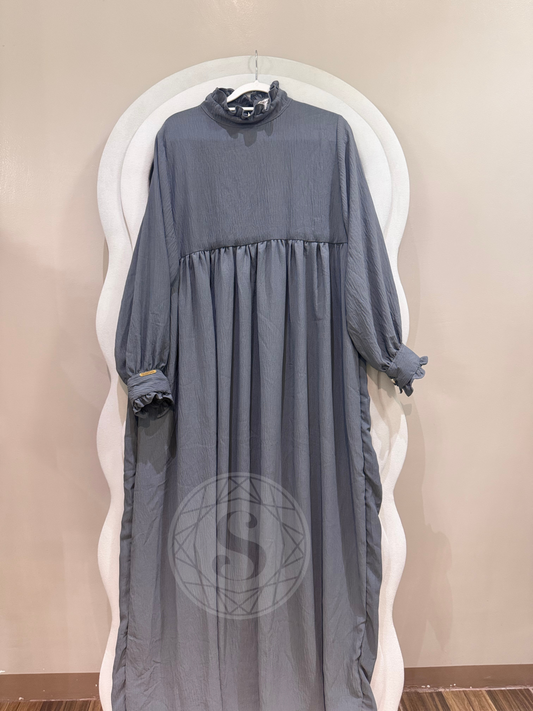 Nisha Dress in Medium Gray