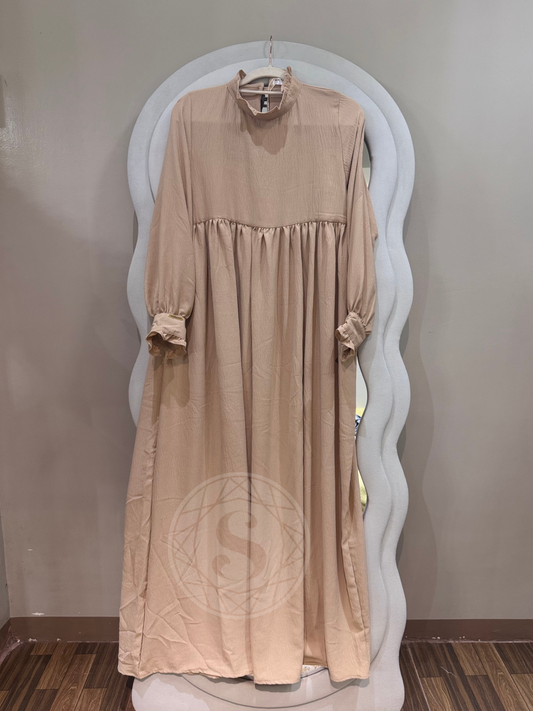 Nisha Dress in Beige
