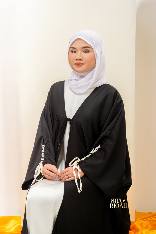 Aniqa 2-piece Abaya in Black